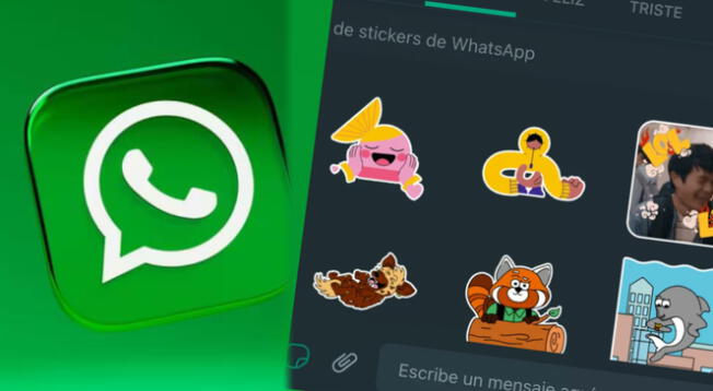 Cómo buscar un sticker en WhatsApp con un súper truco que te servirá para siempre.