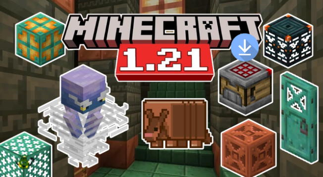 Guía para descargar la versión 1.21 de Minecraft en Android con la versión actualizada.