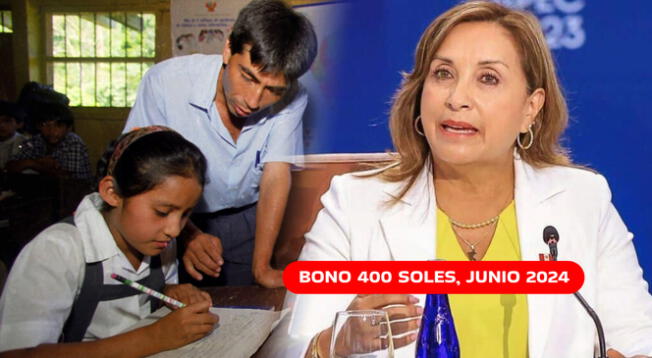 El Bono 400 soles se volverá a pagar en junio del 2024 a favor de los ciudadanos.