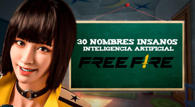 Nombres insanos para dar miedo en Free Fire: elige el tuyo creado por la IA.