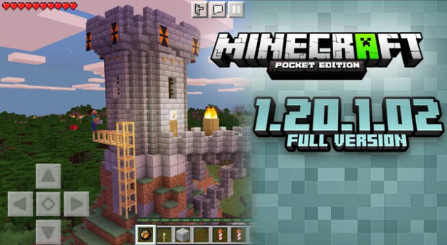 Descarga GRATIS HOY Minecraft 1.20.1.02 APK en tu dispositivo Android.