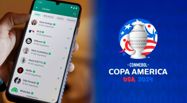 El truco para estar informado de la Copa América 2024 por WhatsApp.