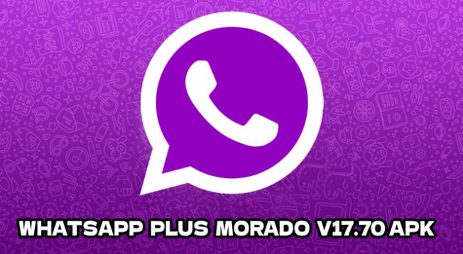 Descarga WhatsApp Plus V17.70 APK y activa el Modo Morado en tu smartphone Android.