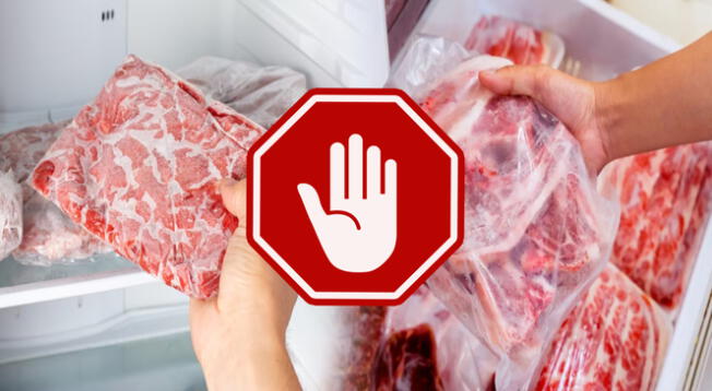 Sigue estos consejos para refrigerar correctamente tus carnes en la congeladora, pero no los dejes por mucho tiempo refrigeradas.