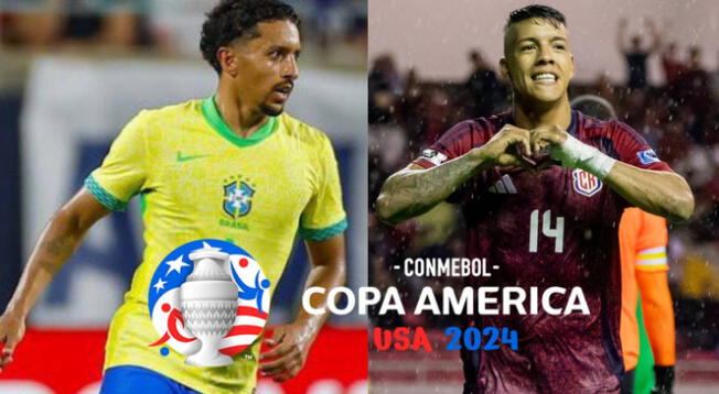TRANSMISIÓN EN VIVO Brasil vs Costa Rica por la Copa América 2024.