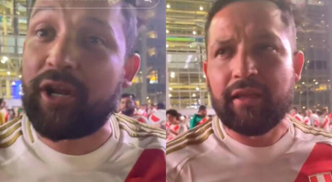 Chileno contó por qué se puso la camiseta de la selección peruana.