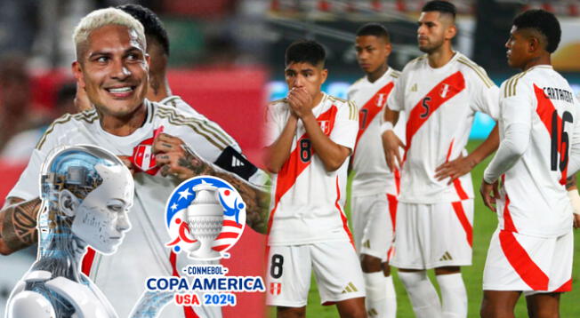 La inteligencia artificial revela el puesto de Perú en la Copa América 2024.