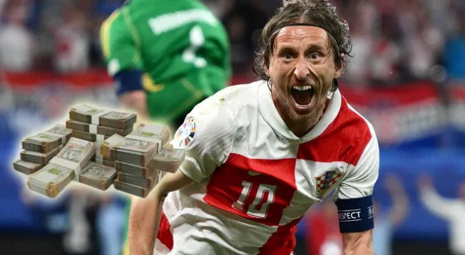 Su ídolo Luka Modric quedó eliminado de la Eurocopa 2024, pero el peruano festejó.