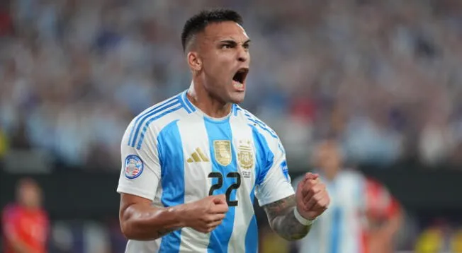 Argentina venció a Chile en New Jersey con gol de Lautaro Martínez.