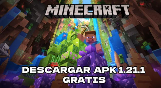 Descarga Minecraft 1.21.1 APK GRATIS para tu smartphone Android.