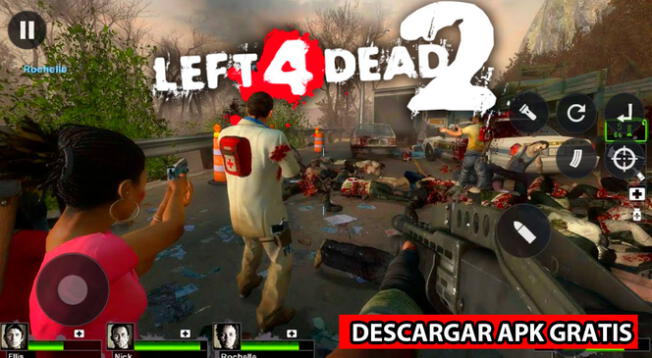 Descargar Left 4 dead 2 APK para smartphones Android, uno de los videojuegos más populares.