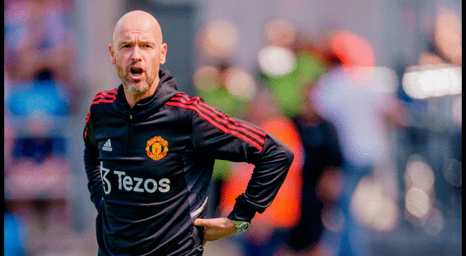 Erik ten Hag antes dirigió al Ajax de Países Bajos