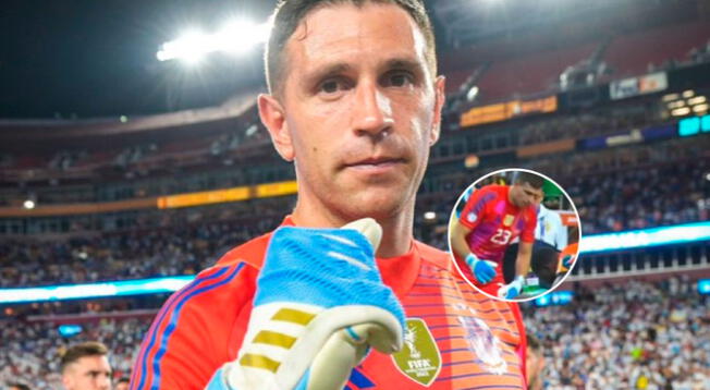 Emiliano Martínez atajó dos penales en la definición del Argentina vs. Ecuador.