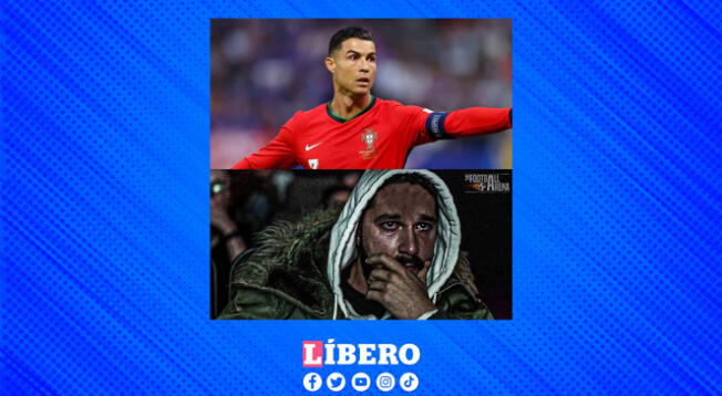 Los hinchas de Cristiano sufren la derrota de Portugal, aquí un memes que grafica la situación.