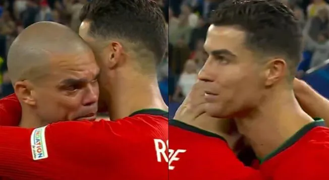 Cristiano Ronaldo y Pepe protagonizaron una emotiva escena en la Eurocopa 2024.