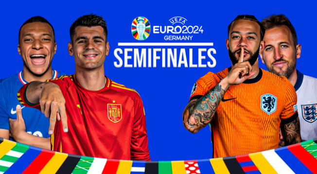 Conoce todos los detalles de las semifinales de la Eurocopa 2024.