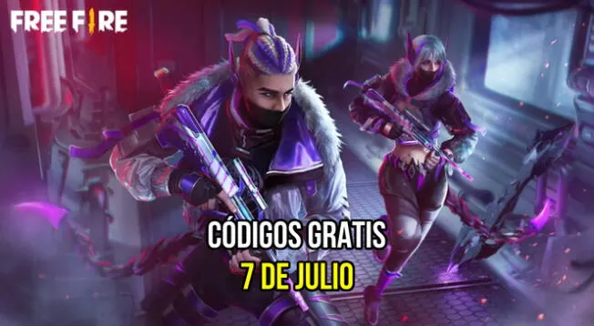Canjear códigos de Free Fire gratis HOY, 7 de julio. Canjear códigos de Free Fire gratis HOY, 7 de julio.