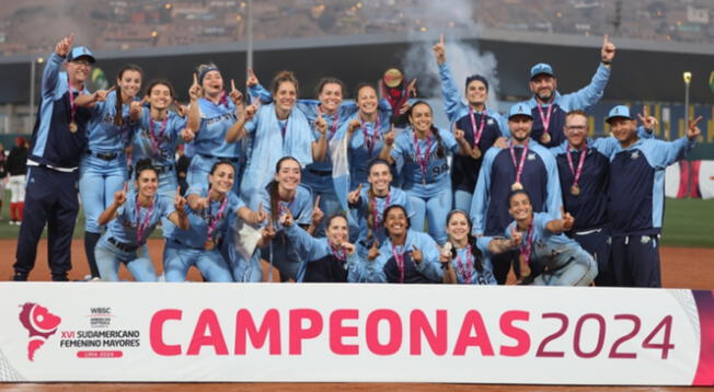 Argentina campeón sudamericano de softbol