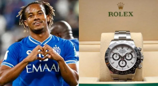 André Carrillo recibió un Rolex por dar una asistencia de gol