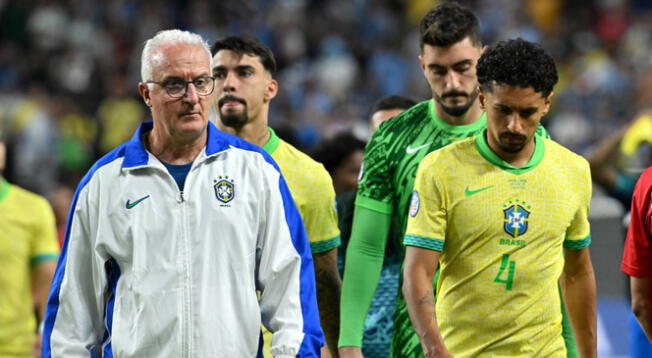 La selección brasileña quedó eliminada de la Copa América.