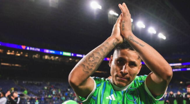 Raúl Ruidíaz tiene contrato con el Seattle Sounders hasta fines del 2024