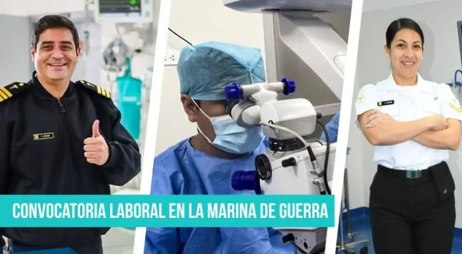 Conoce cómo postular a la convocatoria laboral de la Marina de Guerra.