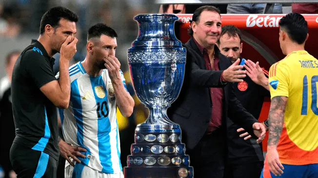 Estas son las alineaciones de Argentina y Colombia por la final de Copa América.