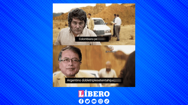 Los presidentes de Argentina y Colombia no faltaron en los memes.