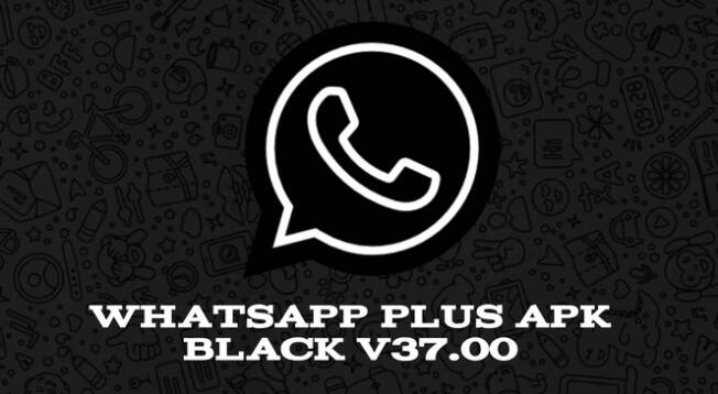 Activa el Modo Oscuro en tu celular con el WhatsApp Plus Black 37.00, gratis para Android.