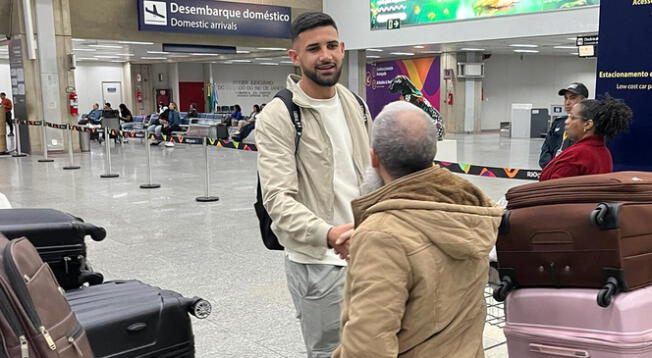 Ignácio Da Silva llegó a Brasil para firmar por Fluminense.