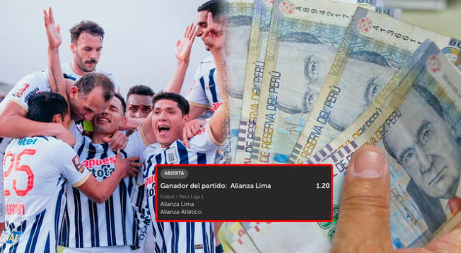 Hincha puede duplicar su inversión si Alianza Lima gana a Alianza Atlético.