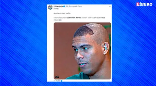 Hérnan Barcos es comparado con el brasileño Ronaldo.