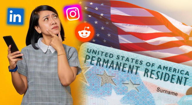 La información que publicas en redes sociales es evaluada al solicitar la Green Card.