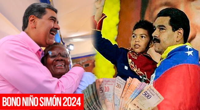 Bono Niño Simón del mes de julio 2024.