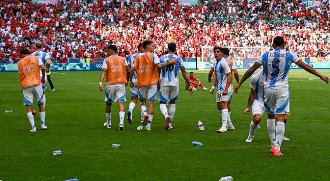 La selección argentina perdió 2-1 contra Marruecos en polémico partido