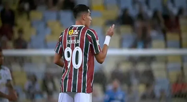 Kevin Serna debutó oficialmente como nuevo jugador de Fluminense.