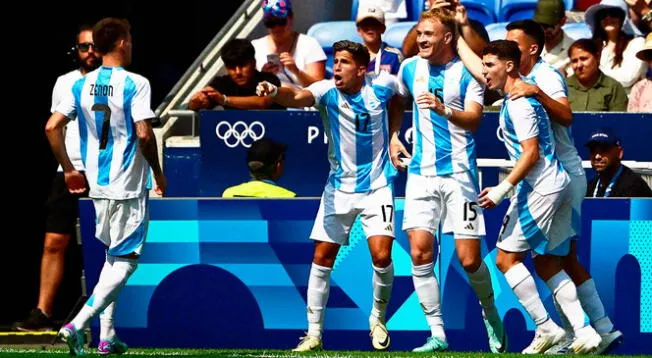 Argentina sumó su primera victoria en los Juegos Olímpicos 2024.