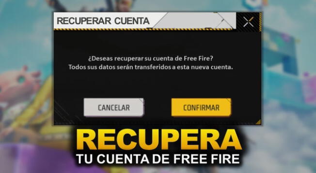 Así puedes aprender a recuperar tu cuenta de Free Fire o la de un amigo.