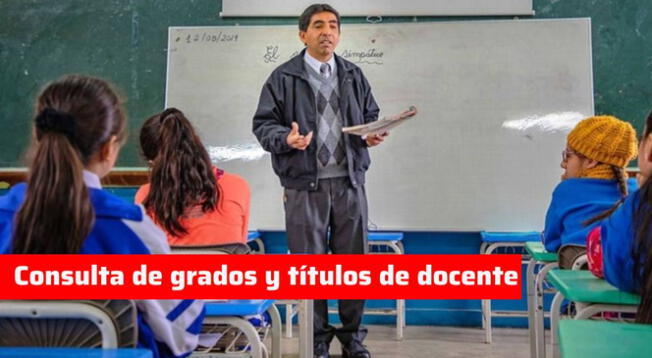 Conoce cual plataforma te brinda la información de los grados y títulos de los docentes.