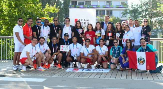 El Team Perú celebró las Fiestas Patrias en la Villa Olímpica de París 2024.