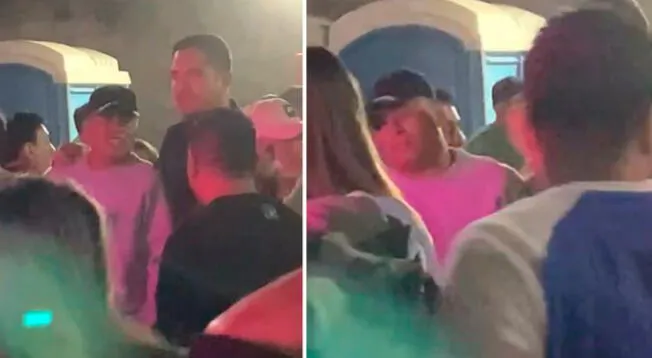 Christian Cueva presente en concierto que se llevó a cabo en Huanchaco, La Libertad.