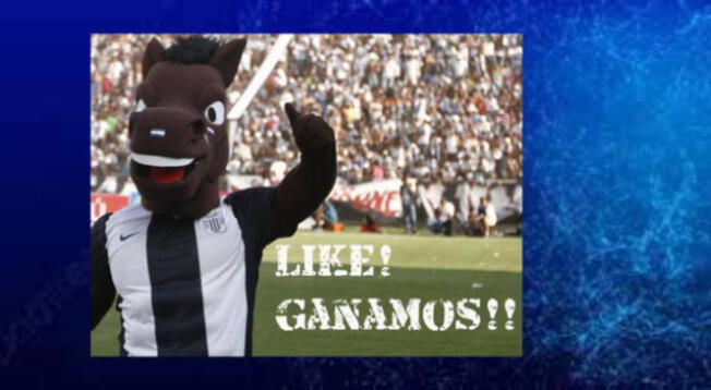 Los celebra el Potrillo Alejo, exmascota de Alianza Lima. Un triunfo que ayuda en lo anímico.