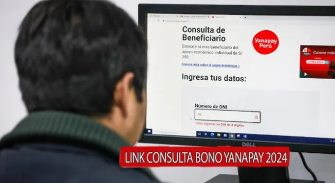 Bono Yanapay: revisa si puedes cobrar hoy el subsidio económico