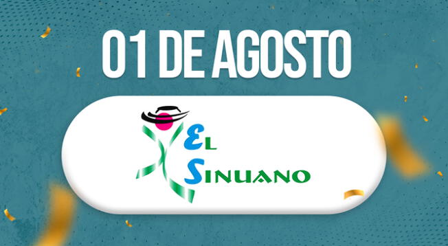 Revisa cuáles son los números ganadores del sorteo Sinuano Día y Noche de este 01 de agosto.