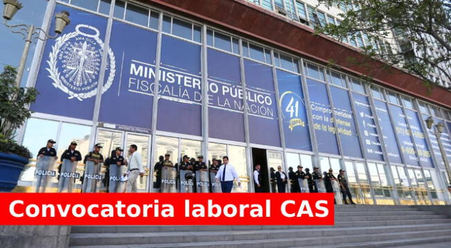 Conoce las especialidades que se están requiriendo en el Ministerio Público.