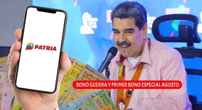 Conoce si te corresponde cobrar el Bono Guerra y Primer Bono Especial de agosto.