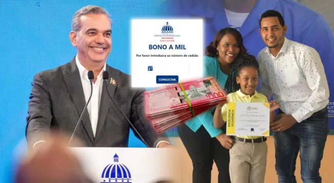 Las familias en República Dominicana están interesadas en recibir el Bono a Mil 2024.