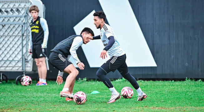 Christofer Gonzales sorprendió en sus primeros días de entrenamiento.