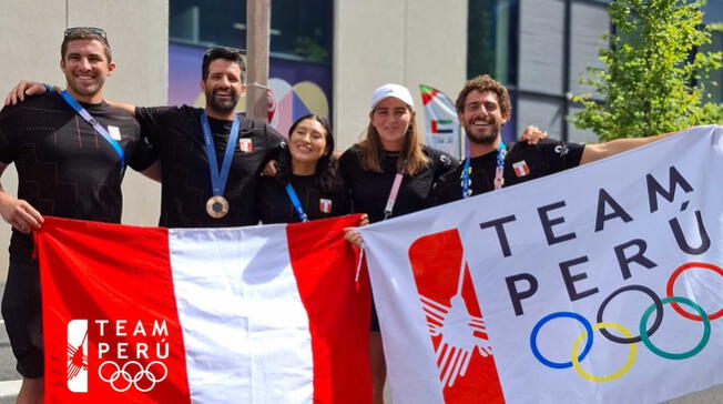 Stefano Peschiera protagoniza emotivo escena con la delegación peruana en París 2024