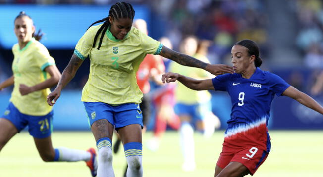 Estados Unidos ganó medalla de oro tras vencer a Brasil en la final femenina de París 2024